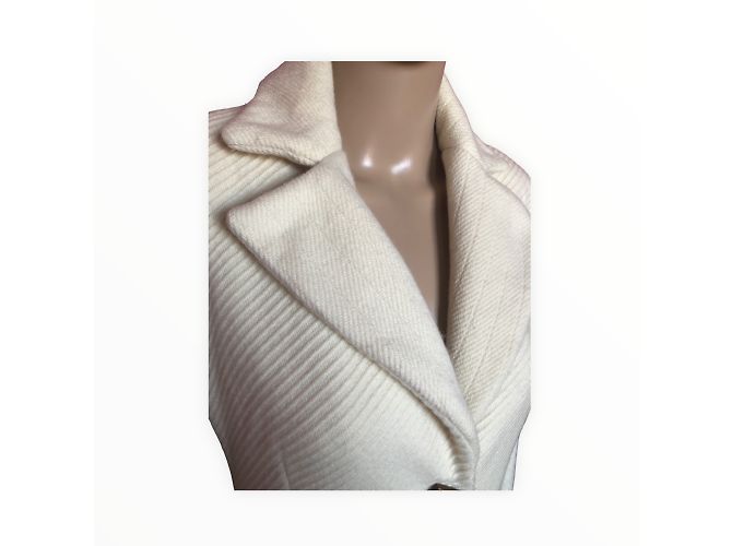 Autre Marque CLASS CAVALLI Cappotti T.fr 38 WOOL Crudo - vista 9