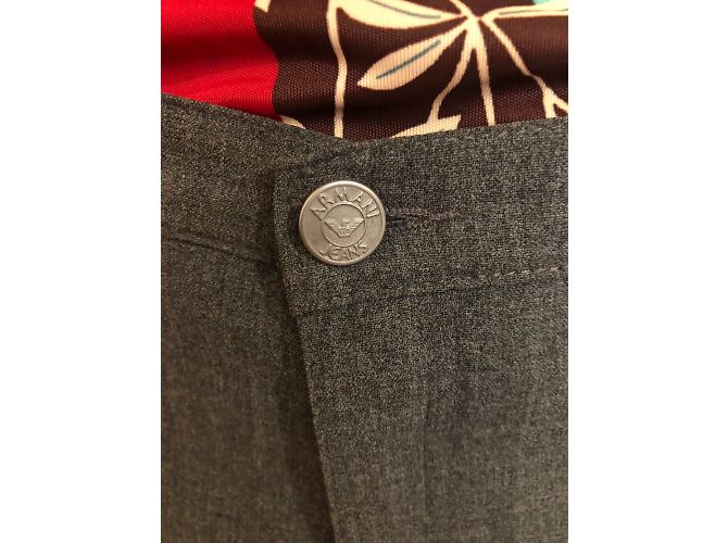 ARMANI JEANS Hose T.fr 36 Polyester Grau - Ansicht 8