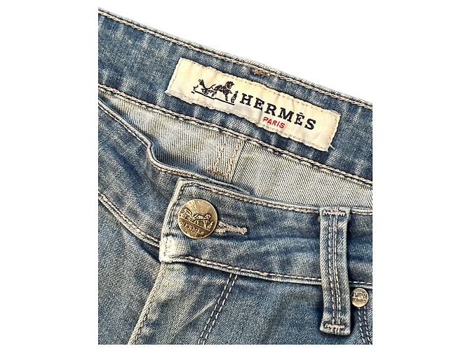 Hermès Jeans HERMES 42  Blu - vista 2