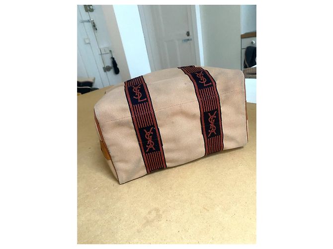 Borsa Yves Saint Laurent Beige - vista 4