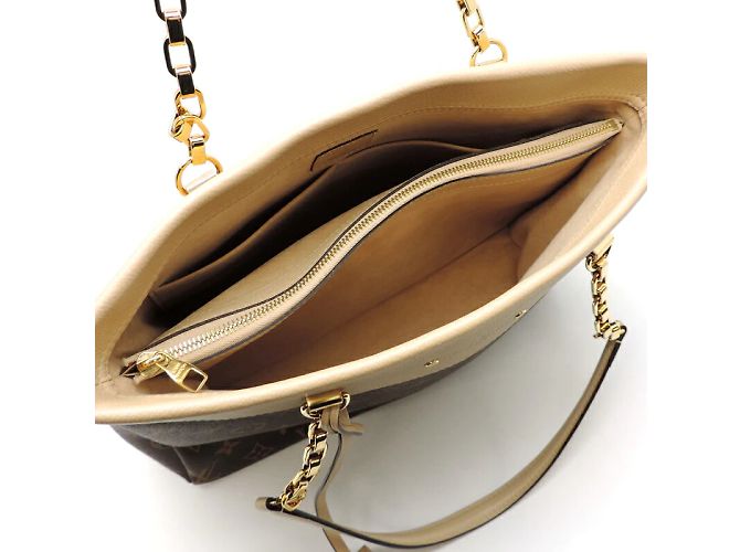 Louis Vuitton Borsa shopper Pallas con monogramma M41580 Marrone - vista 6
