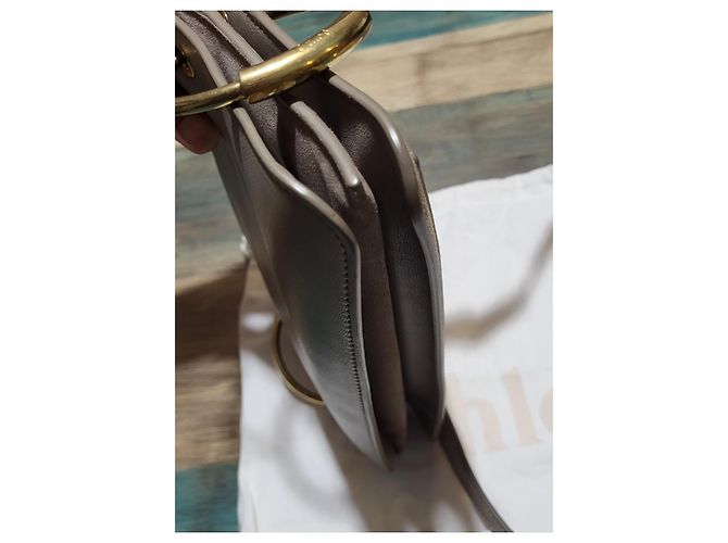 Chloé Borsa a tracolla ROY a tracolla di CHLOE Beige Grigio Taupe - vista 10