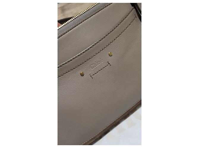 Chloé Borsa a tracolla ROY a tracolla di CHLOE Beige Grigio Taupe - vista 4