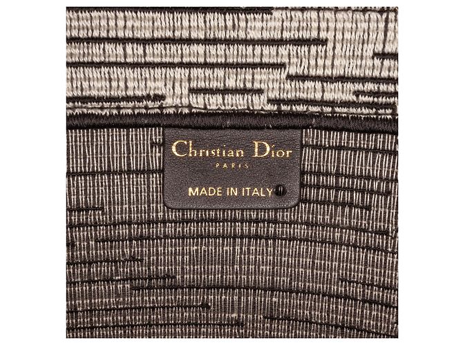 Book Tote Borsa per libri grande con bandiera francese Dior blu - vista 7