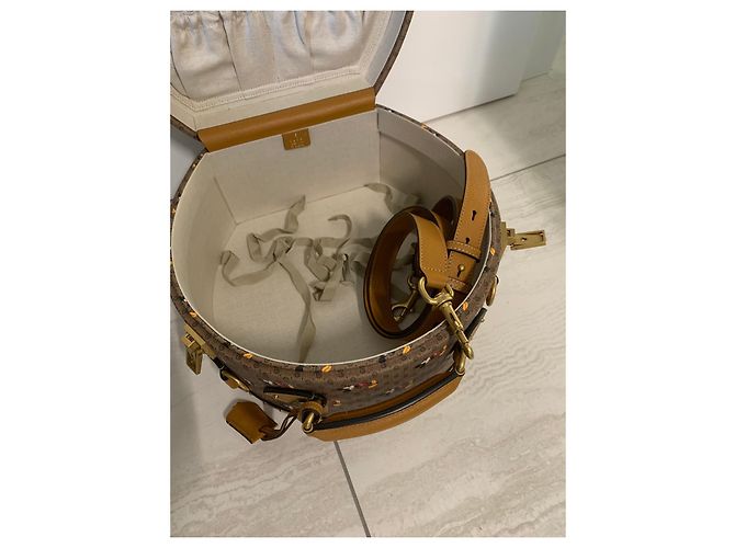 Disney x Gucci hat box Marrone chiaro - vista 11