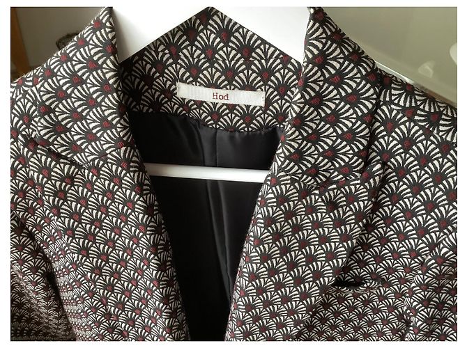 Giacca corta Hod Olympia Nera Bordeaux Bianca Multicolore - vista 3