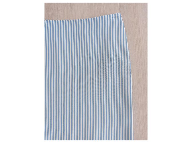 Falda de seda de Jean Paul Gaultier Azul claro - vista 10