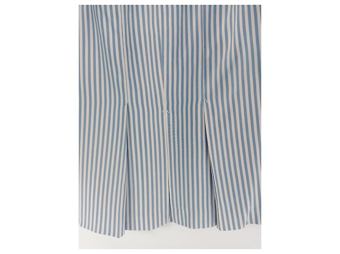 Falda de seda de Jean Paul Gaultier Azul claro - vista 8