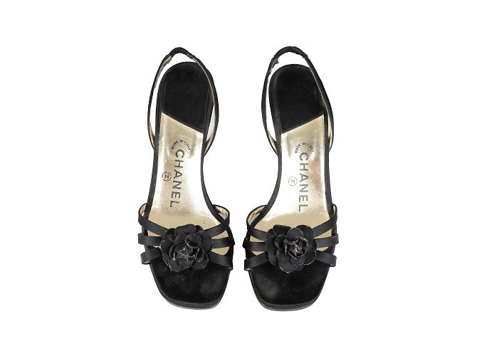 Scarpe con tacco Chanel Nero - vista 3