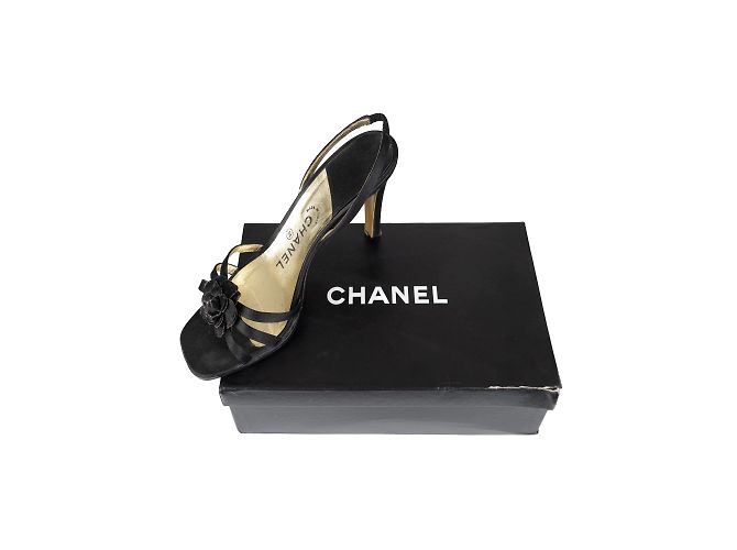 Scarpe con tacco Chanel Nero - vista 7