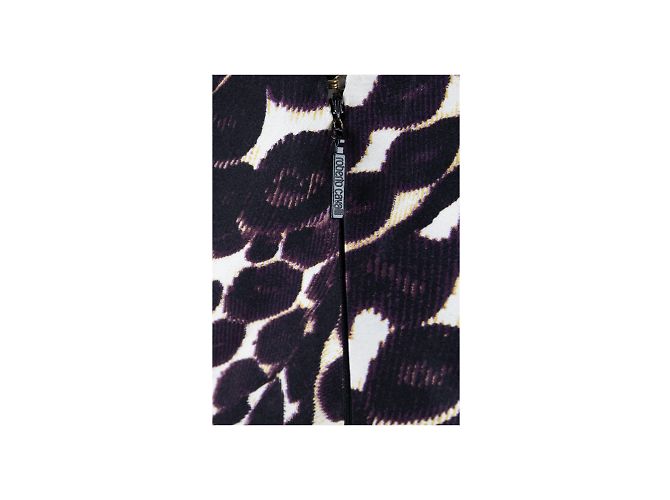 Roberto Cavalli Vestido Largo Estampado Animal Multicolor - vista 3