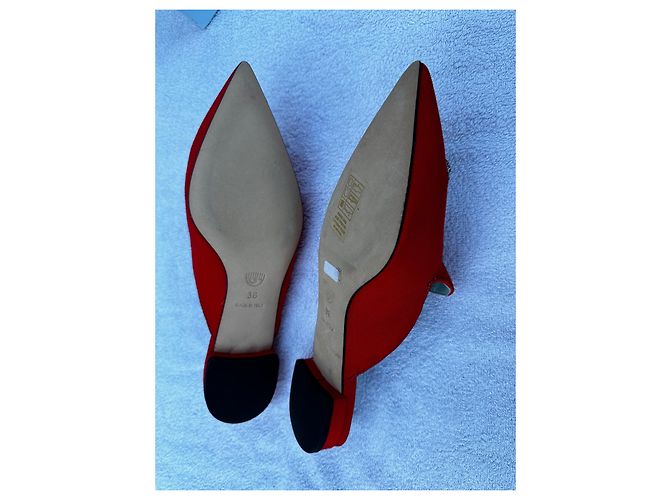 Mule Chiara Ferragni Penelope Rosse Rosso - vista 2