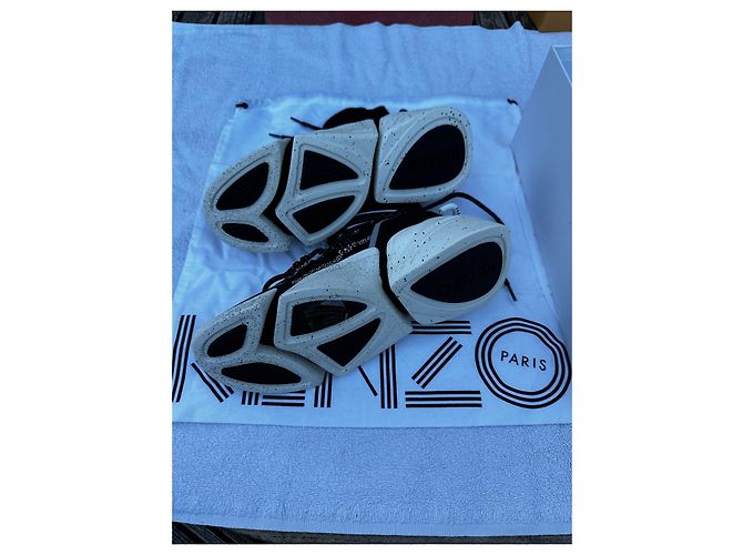 Kenzo Sneaker K Calzino Slip on Nero - vista 7