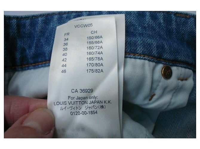 LOUIS VUITTON Nuevos jeans azules con etiqueta T.38 - vista 11