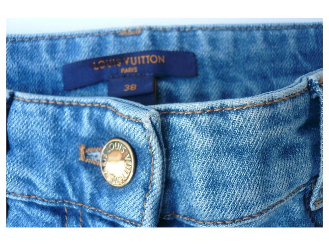 LOUIS VUITTON Nuevos jeans azules con etiqueta T.38 - vista 4