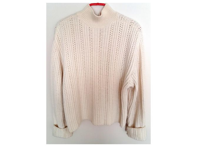 Cacharel weißer Wollpullover - Ansicht 3