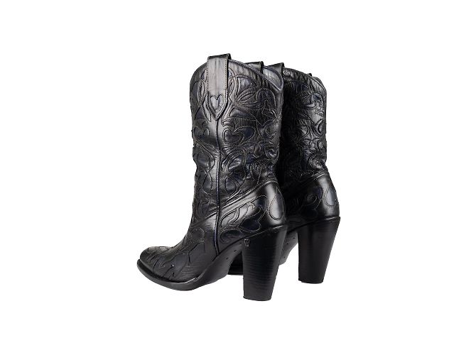 Botas tejanas Rodolphe Menudier Negro - vista 3
