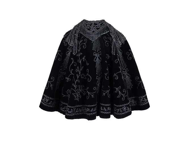Autre Marque Colección Privée Capa Bordada Negro - vista 2