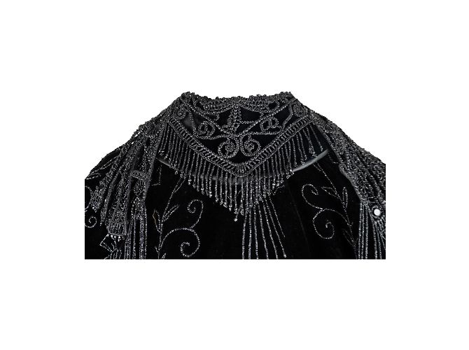Autre Marque Colección Privée Capa Bordada Negro - vista 4