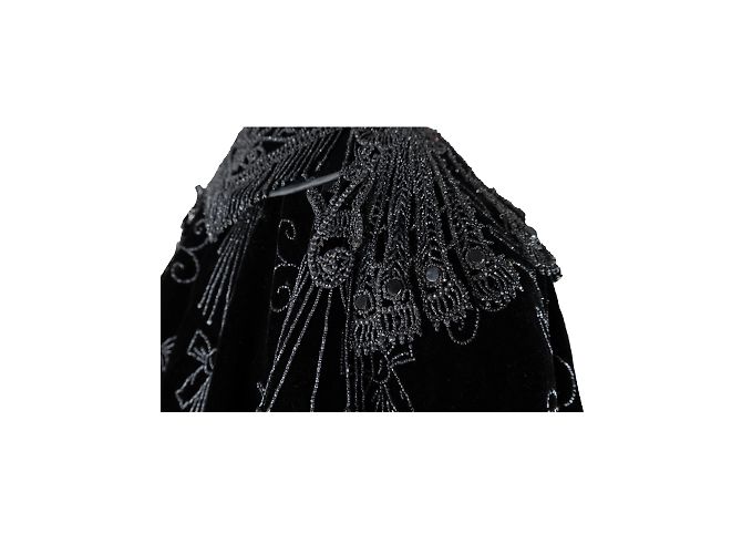 Autre Marque Colección Privée Capa Bordada Negro - vista 5