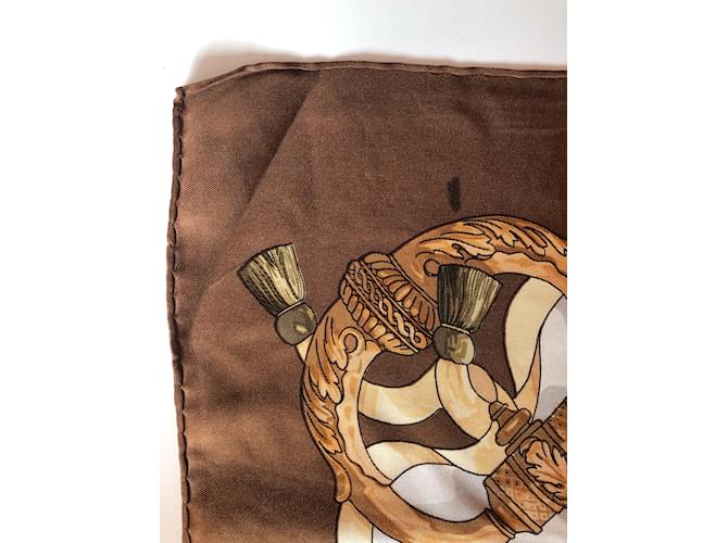 Hermès HERMES Schals T.  Silk Braun - Ansicht 12