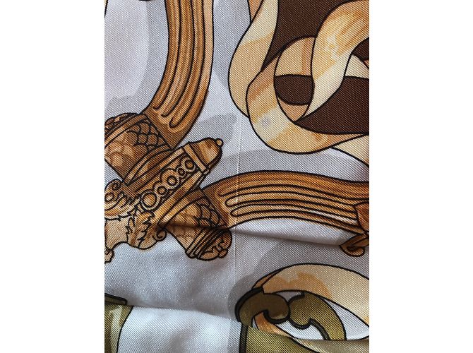 Hermès HERMES Schals T.  Silk Braun - Ansicht 9