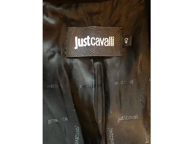JUST CAVALLI Jacken T.fr 36 Viscose Schwarz - Ansicht 12
