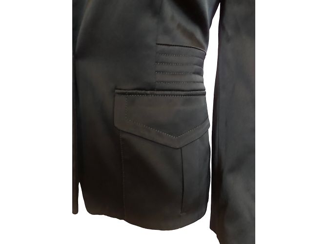 JUST CAVALLI Jacken T.fr 36 Viscose Schwarz - Ansicht 5