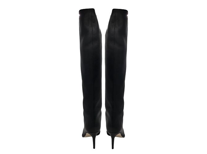 Tamara Mellon Tabitha Simmons Trinity negra hasta la rodilla 75 Botas de piel de napa Negro - vista 6