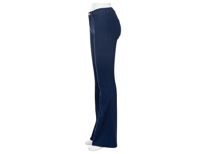 MIH jeans Vaqueros acampanados ultra azules ajustados - vista 4