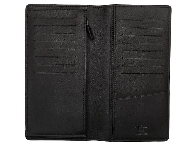 Louis Vuitton Cartera Monogram Shadow Brazza M62900 Negro - vista 5