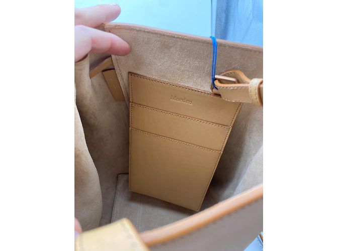 Autre Marque Nicht Signiert / Unsignierte Handtaschen T. Leder Beige - Ansicht 6