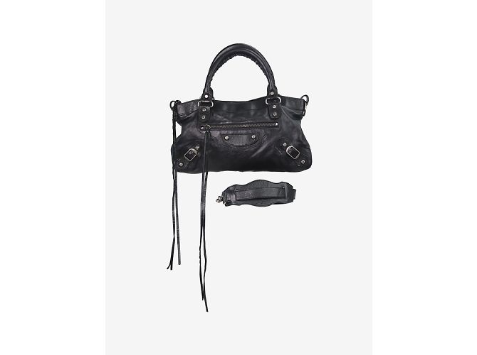 City Balenciaga bolsa preta da cidade - vista 7