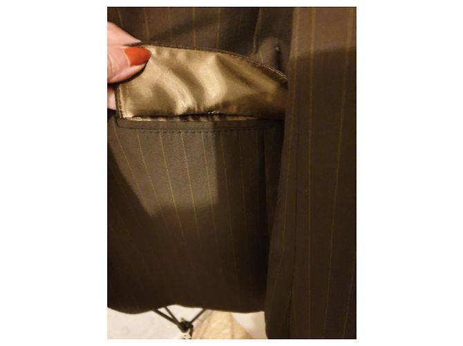 Autre Marque HAROLD COLLECTION Wool Blazer Dark Brown - view 8