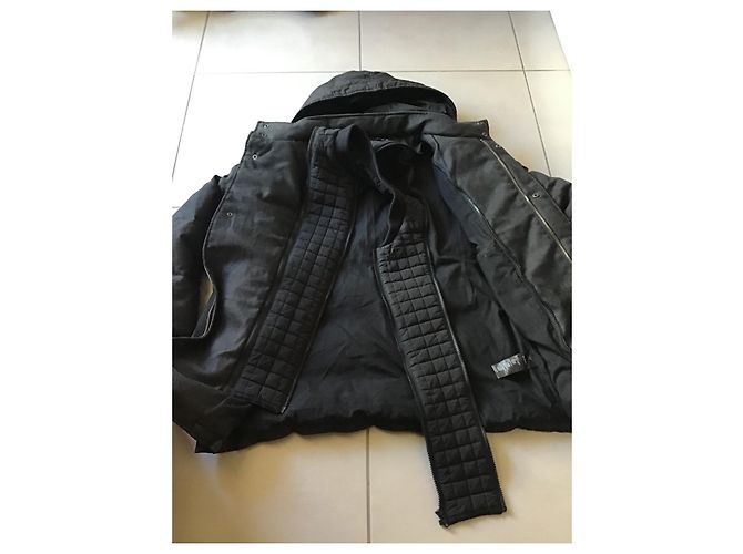 Giacca con cappuccio The Kooples Grigio Scuro Cotone Grigio antracite - vista 4