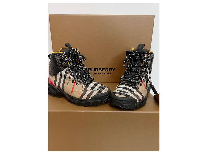 Botas de couro Burberry para crianças Multicor - vista 11