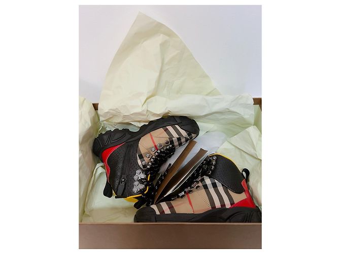 Botas de couro Burberry para crianças Multicor - vista 15