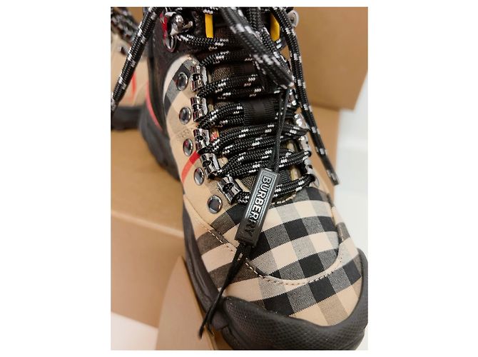 Botas de couro Burberry para crianças Multicor - vista 9