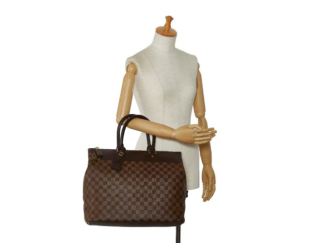 Louis Vuitton Damier Ebene Greenwich PM N41165 Braun - Ansicht 12