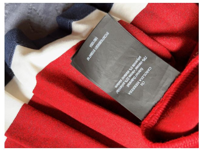 Abito senza maniche Carolina Herrera Rosso Bianco Blu - vista 9