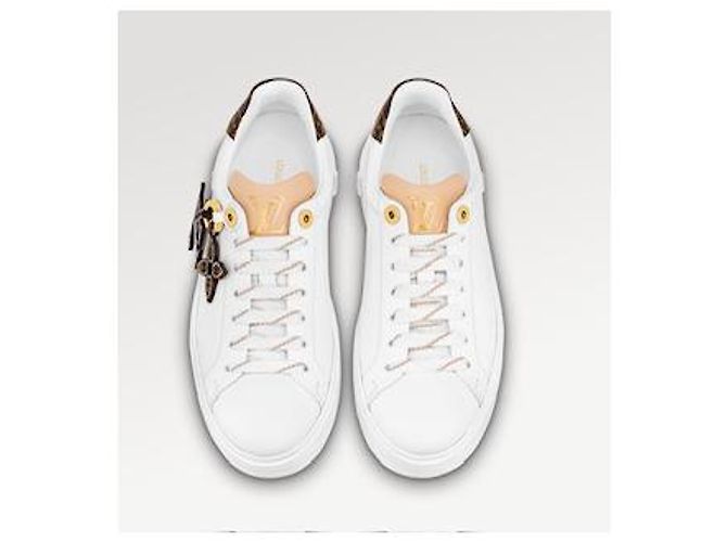 Louis Vuitton Time Out Sneaker weiß Leder - Ansicht 2