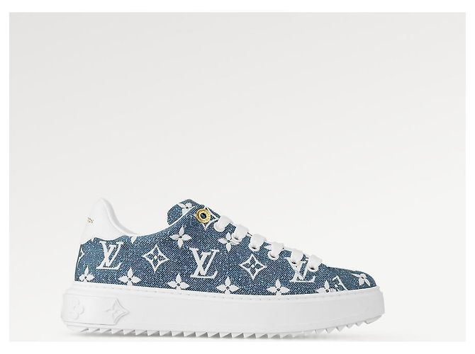 Louis Vuitton LV Denim Time Out-Trainer Blau - Ansicht 3