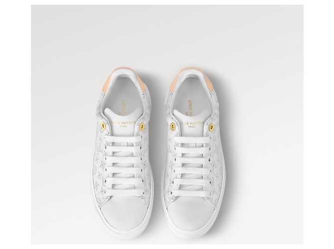 Louis Vuitton Time Out Sneaker weiß Leder - Ansicht 2