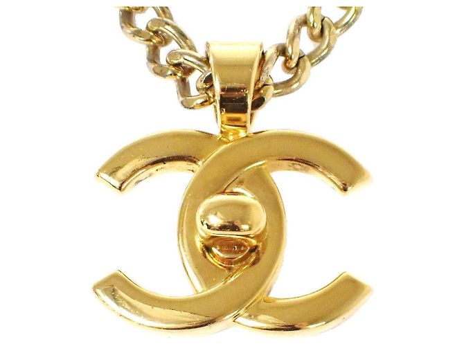Timeless Logo Chanel CC D'oro - vista 2