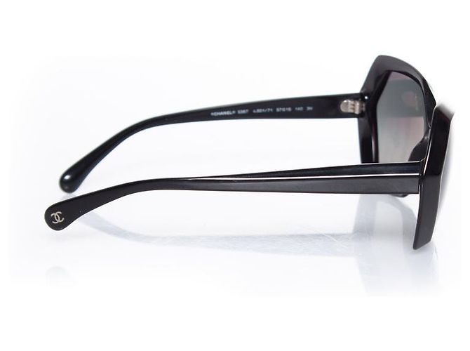 Chanel, Gafas de sol hexagonales negras Negro - vista 3