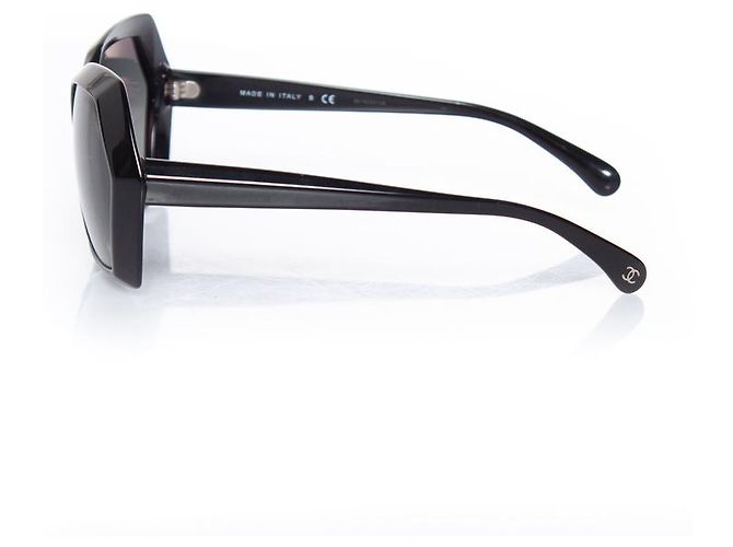 Chanel, Gafas de sol hexagonales negras Negro - vista 5