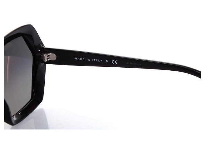 Chanel, Gafas de sol hexagonales negras Negro - vista 7