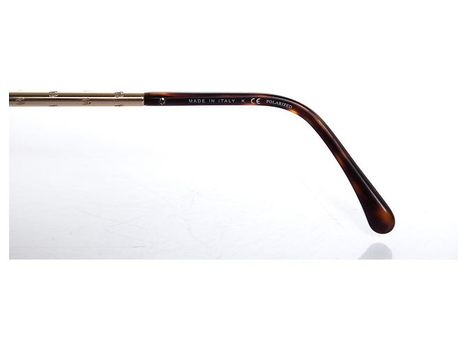 Chanel, Gafas de sol ovaladas marrones Castaño - vista 7