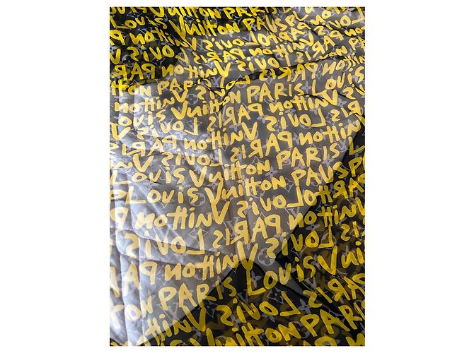 Louis Vuitton Seidenschal Schwarz - Ansicht 2