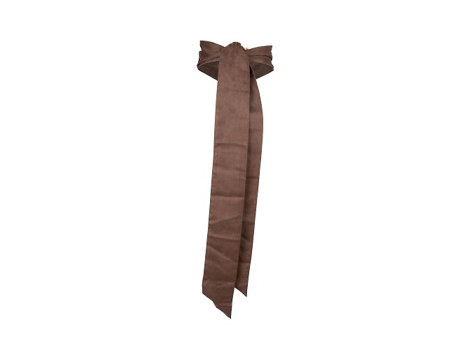Autre Marque Collection Privée Wildledergürtel Braun - Ansicht 5